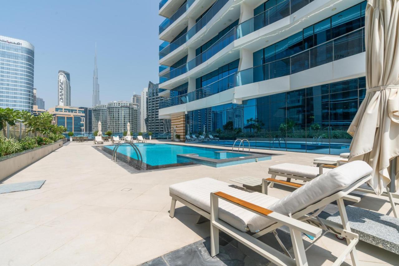 Exclusive Globalstay Apartments In Business Bay Free Parking & More! Дубай Екстер'єр фото